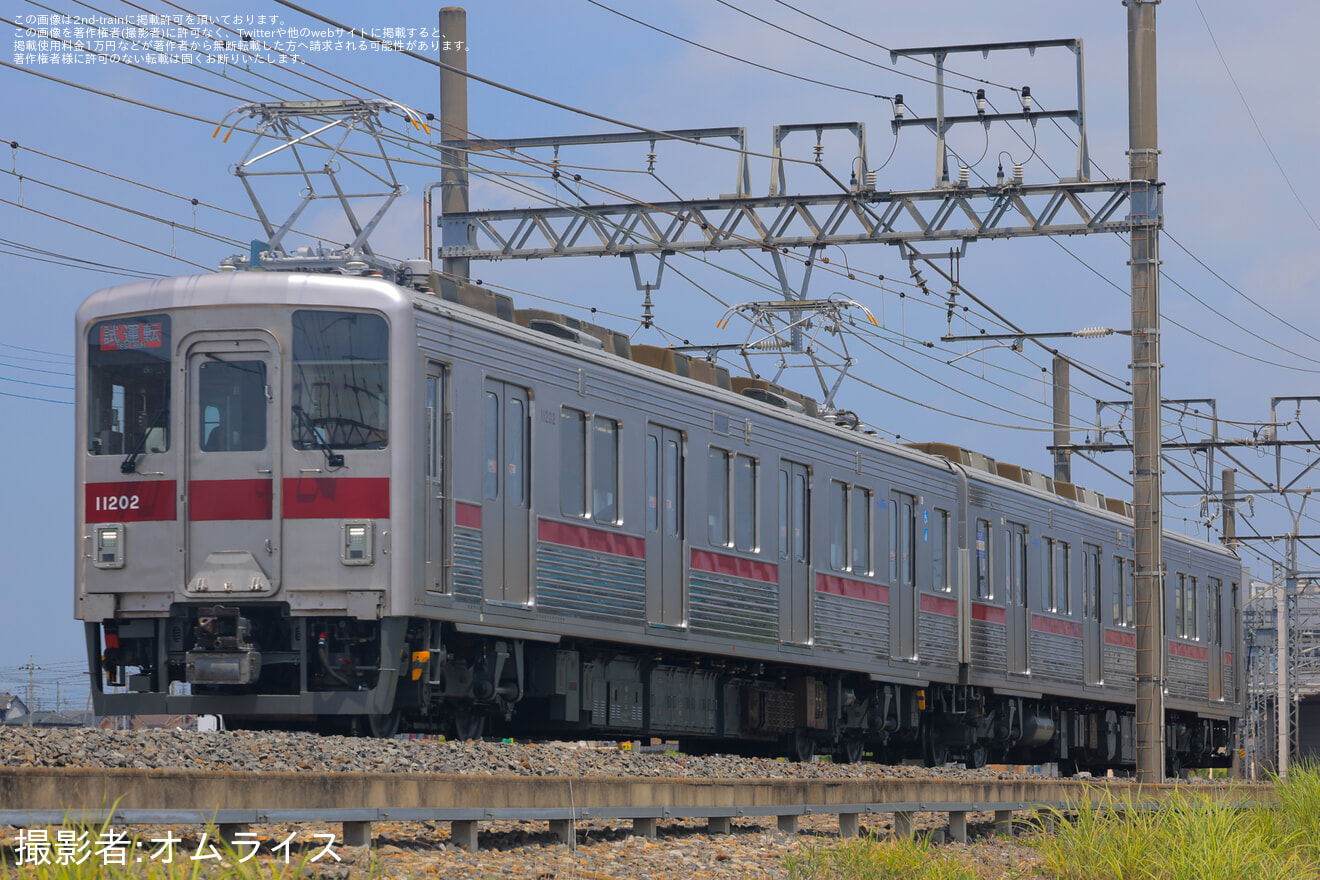 【東武】10000系11202F 南栗橋工場出場試運転(202607)の拡大写真