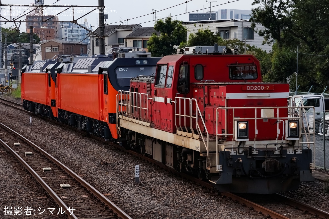 【台鉄】台湾鉄路E500系E567+E568が東芝府中事業所を出場し川崎貨物ターミナルまで甲種輸送の拡大写真