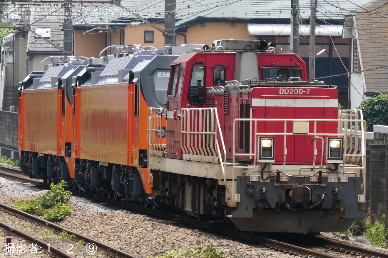 【台鉄】台湾鉄路E500系E567+E568が東芝府中事業所を出場し川崎貨物ターミナルまで甲種輸送の拡大写真