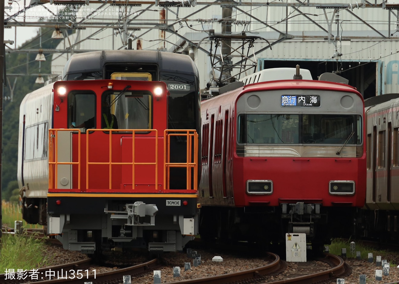 【名鉄】6500系6517Fの前照灯位置が変更されLED化の拡大写真