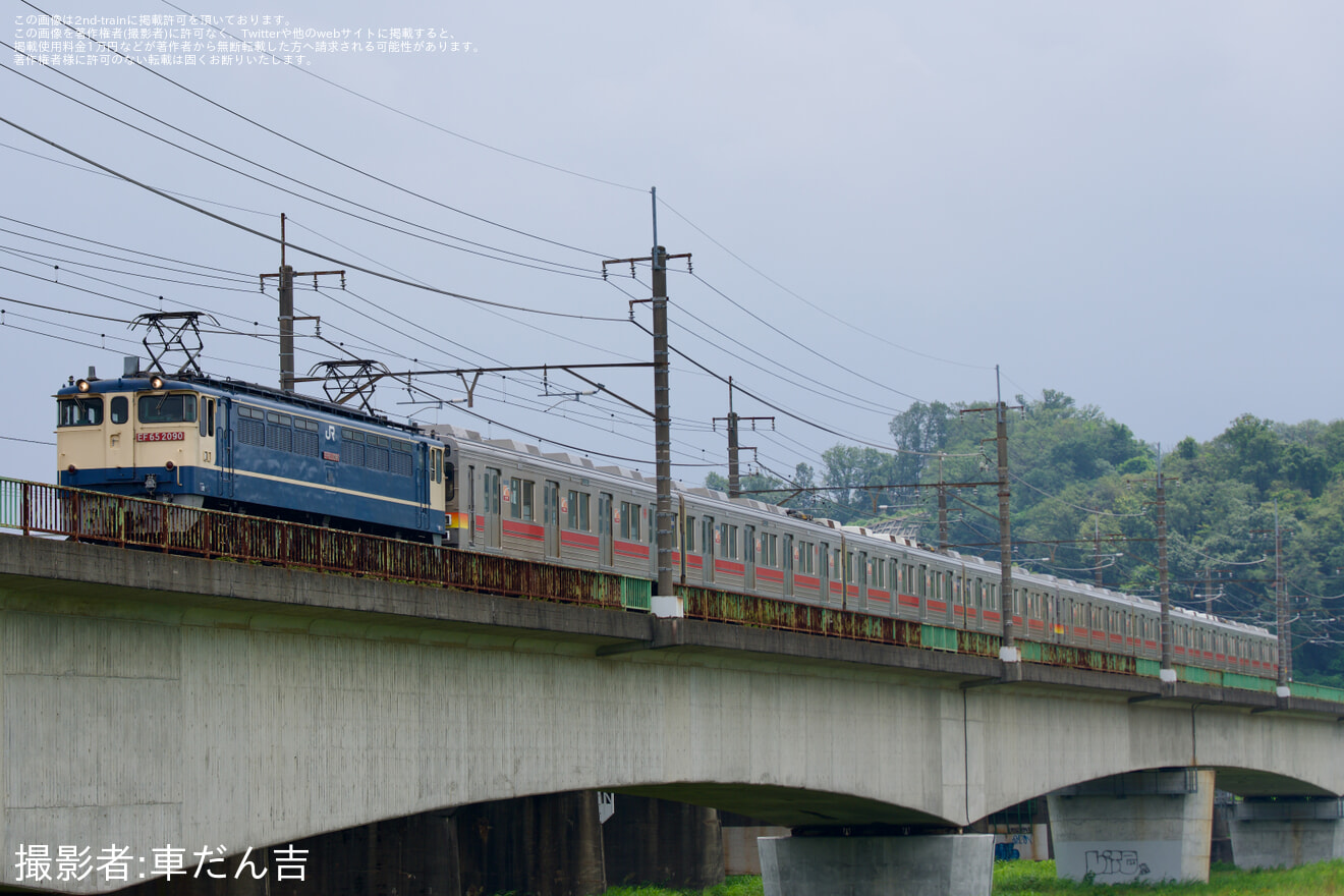 【東急】9000系9002F+9014F 西武鉄道譲渡甲種輸送の拡大写真