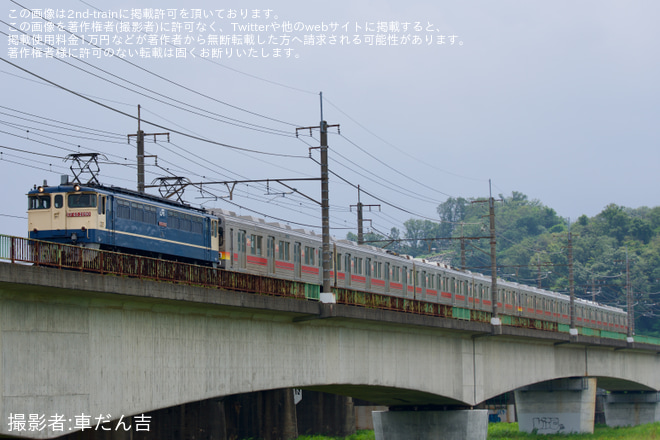 【東急】9000系9002F+9014F 西武鉄道譲渡甲種輸送を梶ヶ谷タ～府中本町間で撮影した写真