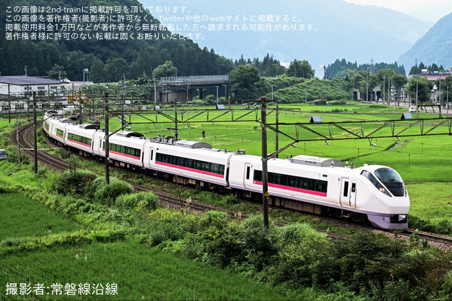 【JR東】E657系K16編成がハンドル訓練を終えて返却回送を不明で撮影した写真
