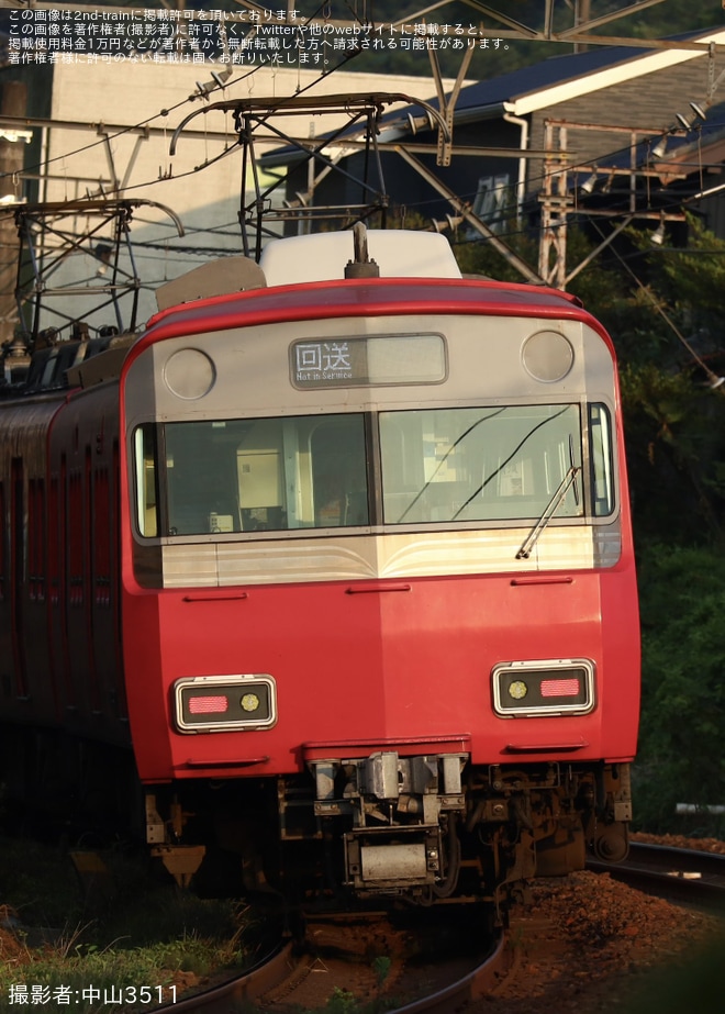 【名鉄】6500系6517Fが舞木検査場を出場し回送を不明で撮影した写真