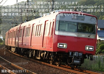 【名鉄】6500系6517Fが舞木検査場を出場し回送