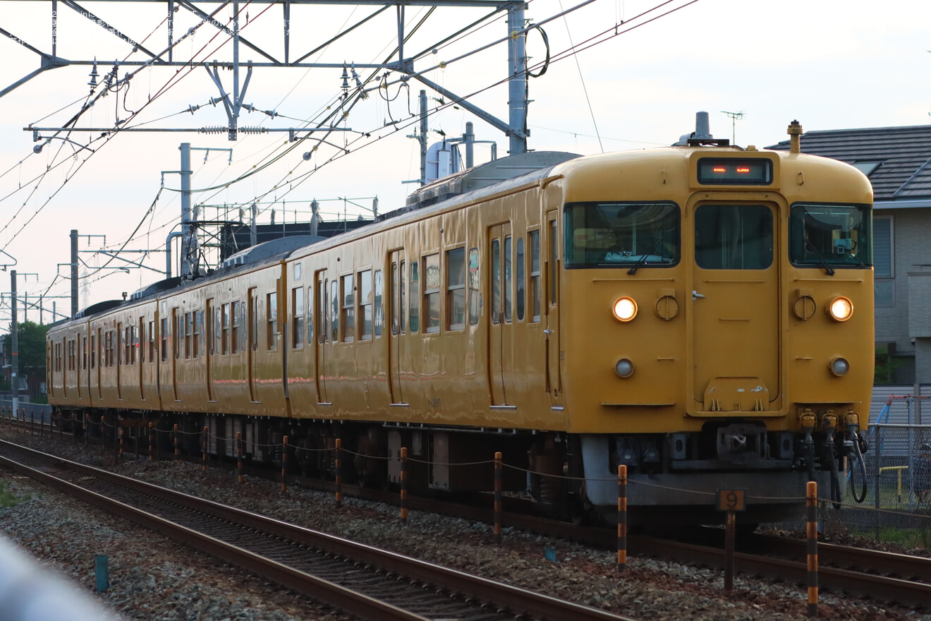 【JR西】115系A-17編成が227系運用を代走し姫路まで運転の拡大写真