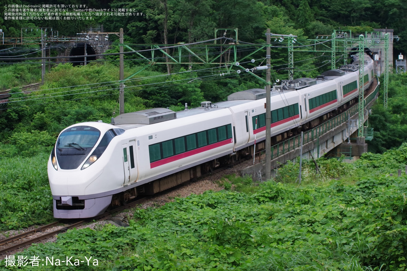 【JR東】E657系K14編成が訓練に伴い新潟地区へ回送の拡大写真
