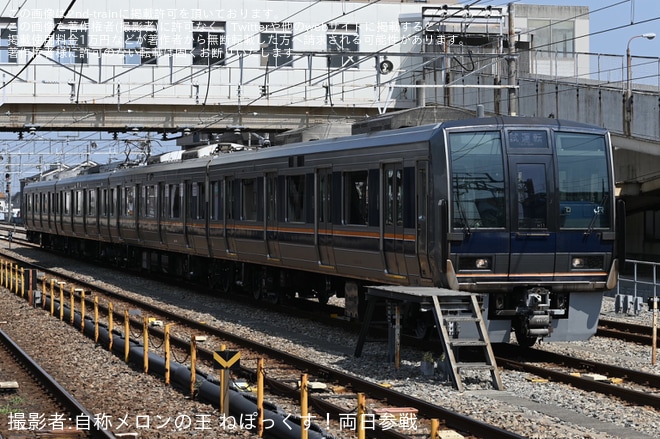 【JR西】207系H11編成が網干総合車両所本所で出場試運転を実施を不明で撮影した写真