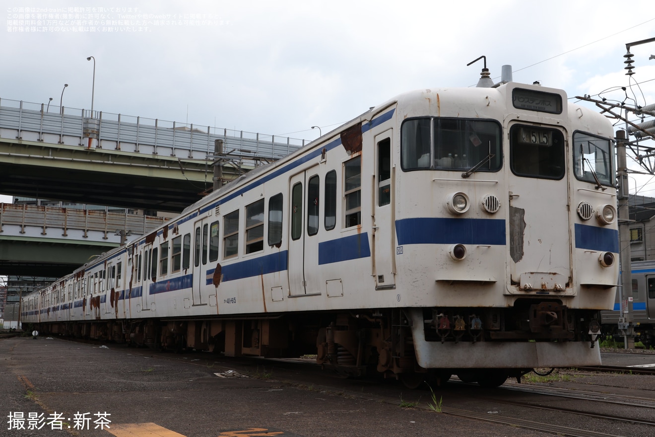 【JR九】小倉総合車両センターで最後の「415系鋼製車」見学会開催の拡大写真