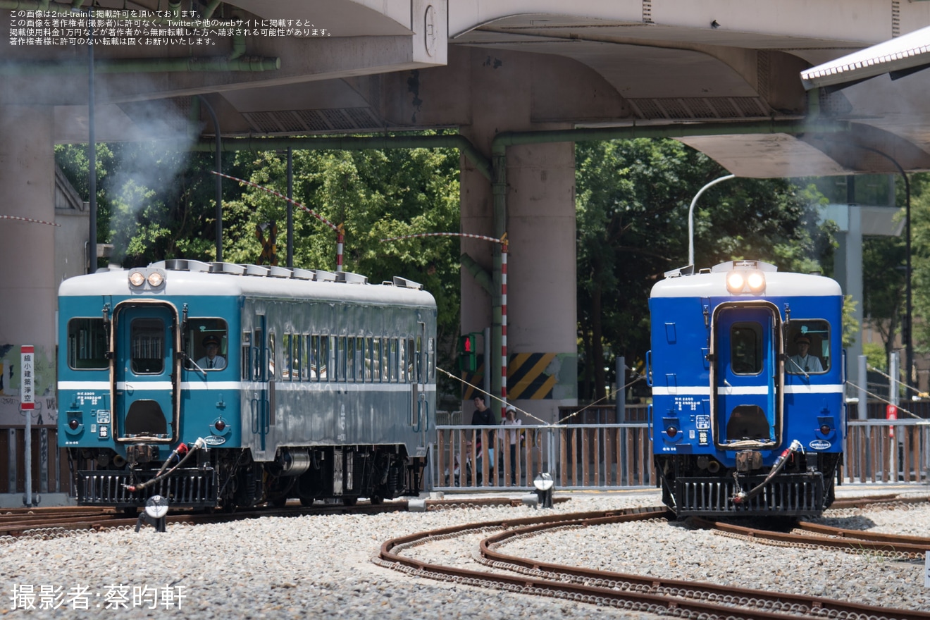 【台鉄】国家鉄道博物館でDR2303が構内試運転の拡大写真