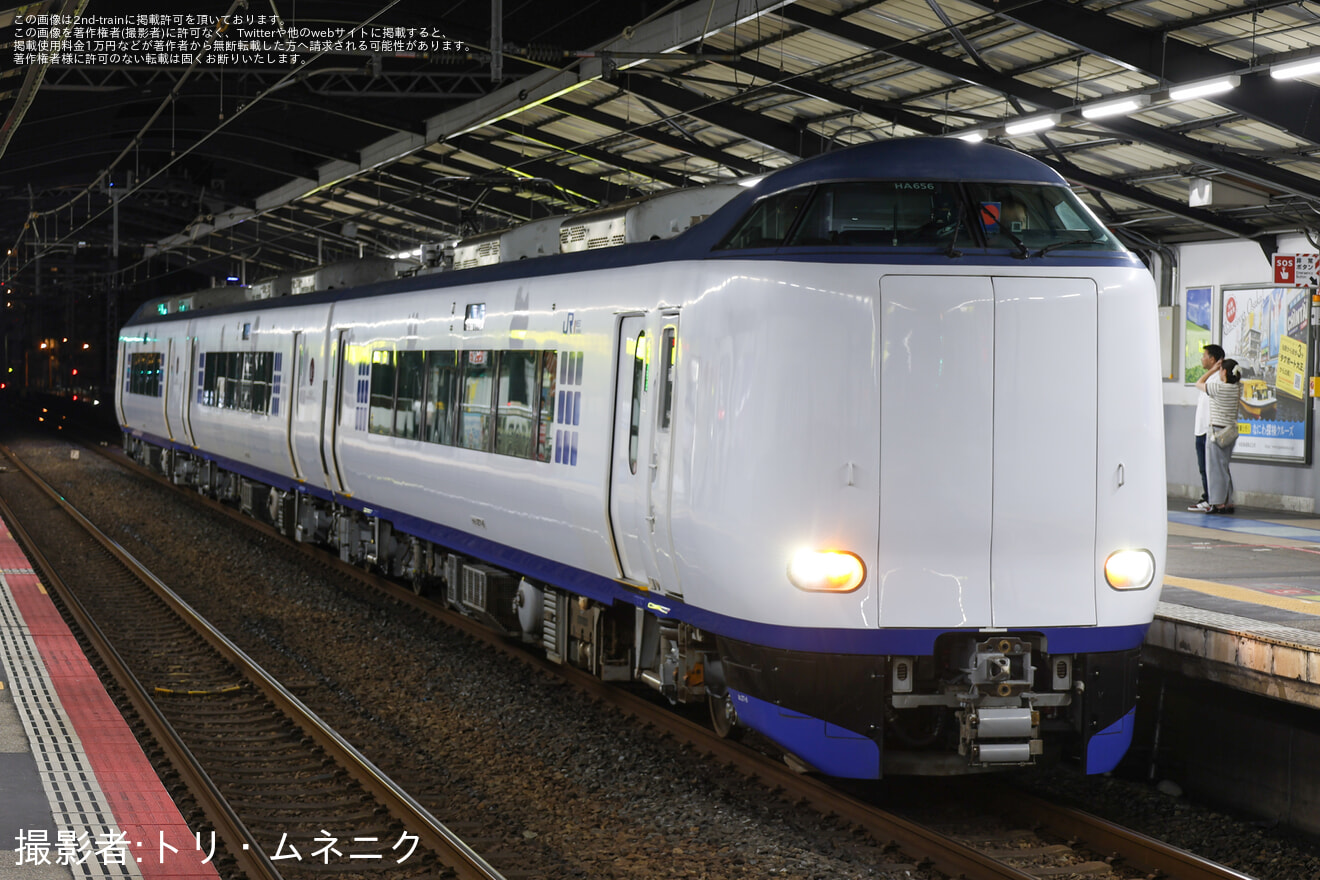 【JR西】271系HA656編成 吹田総合車両所本所出場回送の拡大写真
