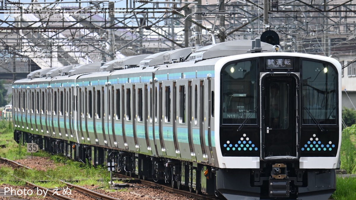 JR東】E131系200番台N11編成・N12編成がJ-TREC新津事業所を出場 |2nd