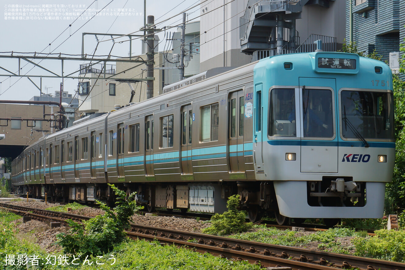 【京王】井の頭線1000系1751F 性能確認試運転の拡大写真