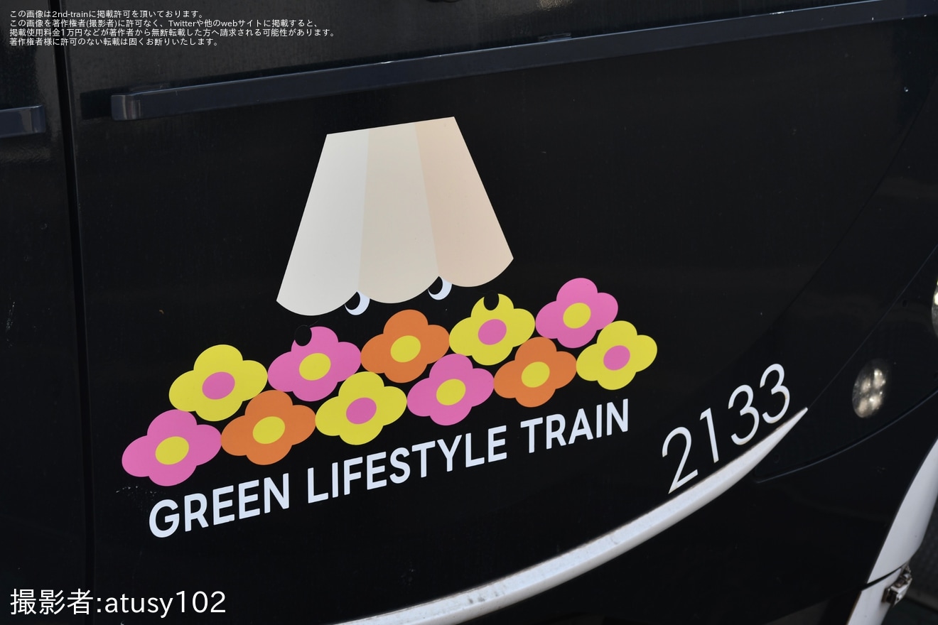 【東急】2020系ラッピング車両「GREEN LIFESTYLE TRAIN」運行開始の拡大写真