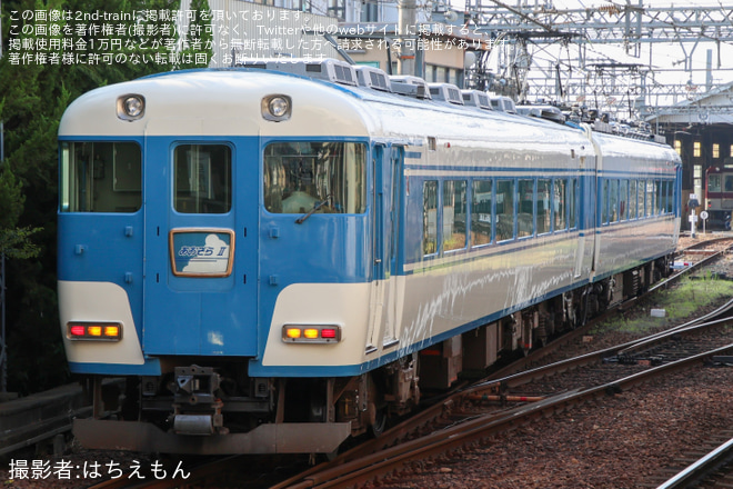 【近鉄】15200系PN08 五位堂検修車庫から回送を高安駅で撮影した写真