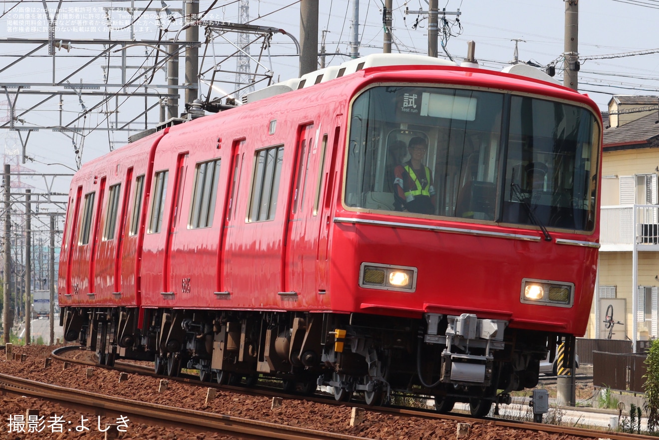 【名鉄】6800系6815Fが舞木検査場を出場し試運転の拡大写真