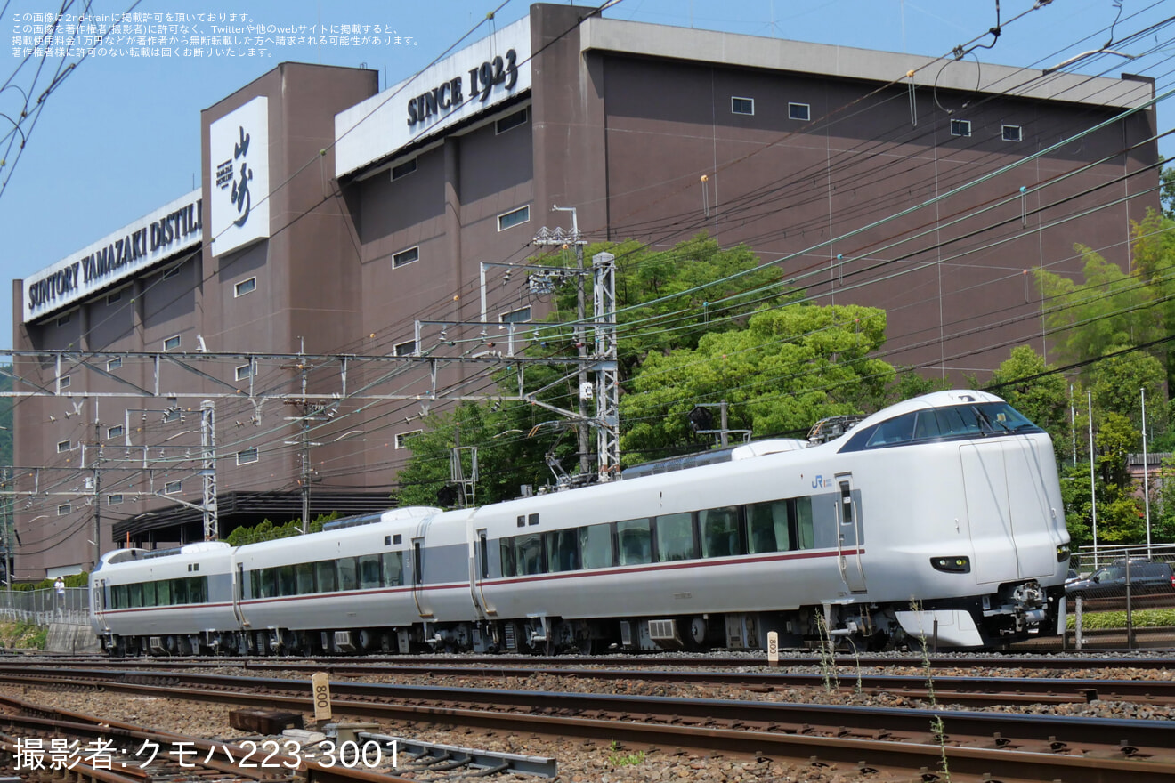 【JR西】287系FC01編成吹田総合車両所本所出場試運転の拡大写真