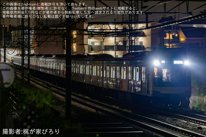 【東急】5000系5102Fが終電後に試運転（1枚目）