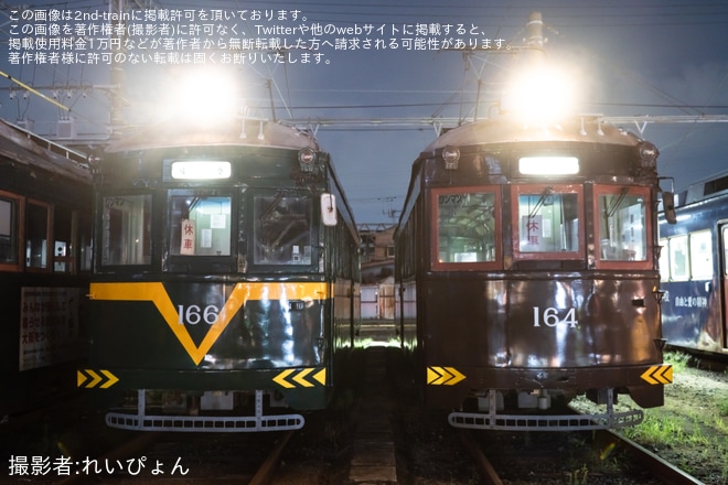 【阪堺】「阪堺グルメフェス2026 夏」開催に伴いモ161形などを展示（4枚目）