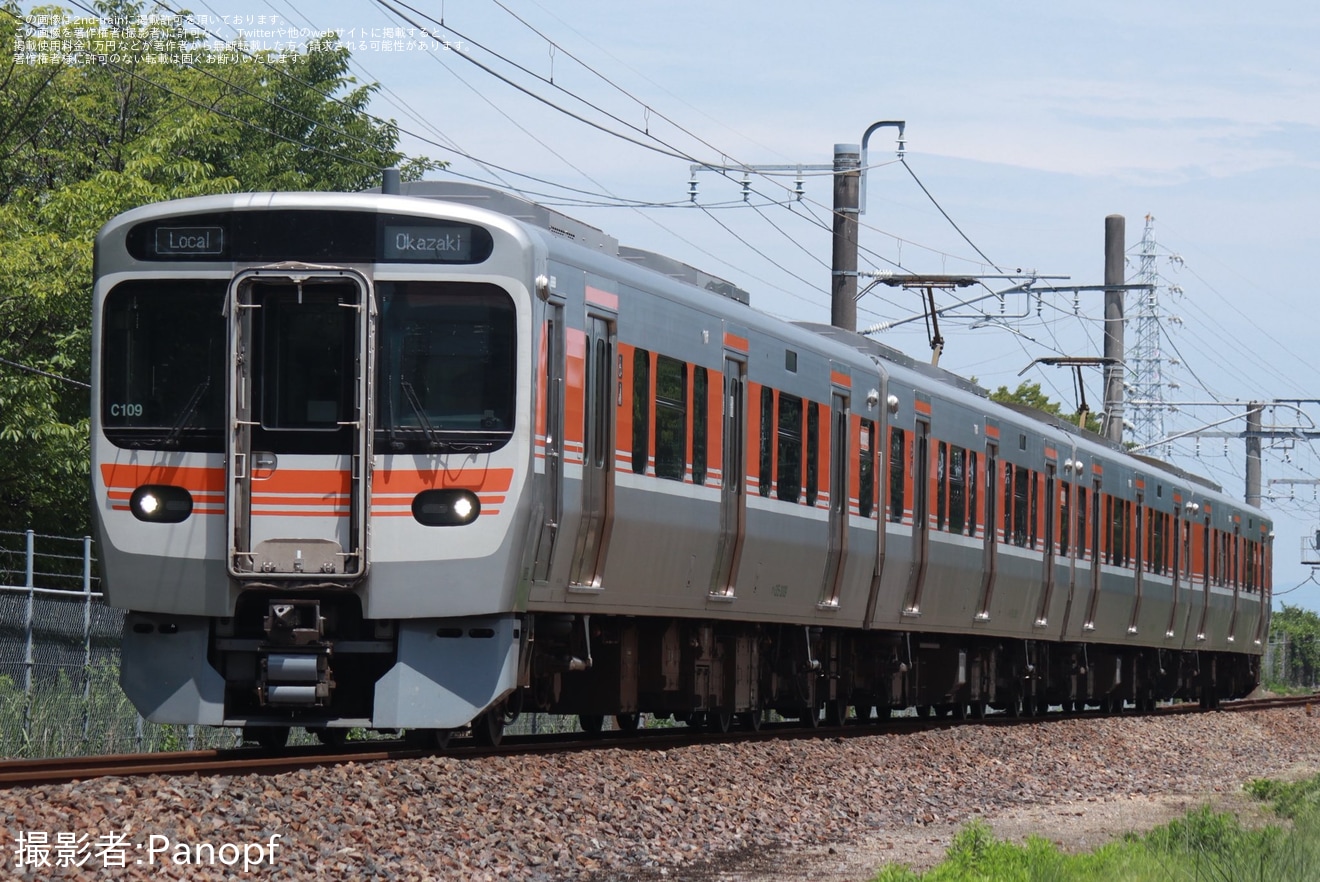 【JR海】315系C109編成がおいでんまつりに伴い愛知環状鉄道線で運転の拡大写真