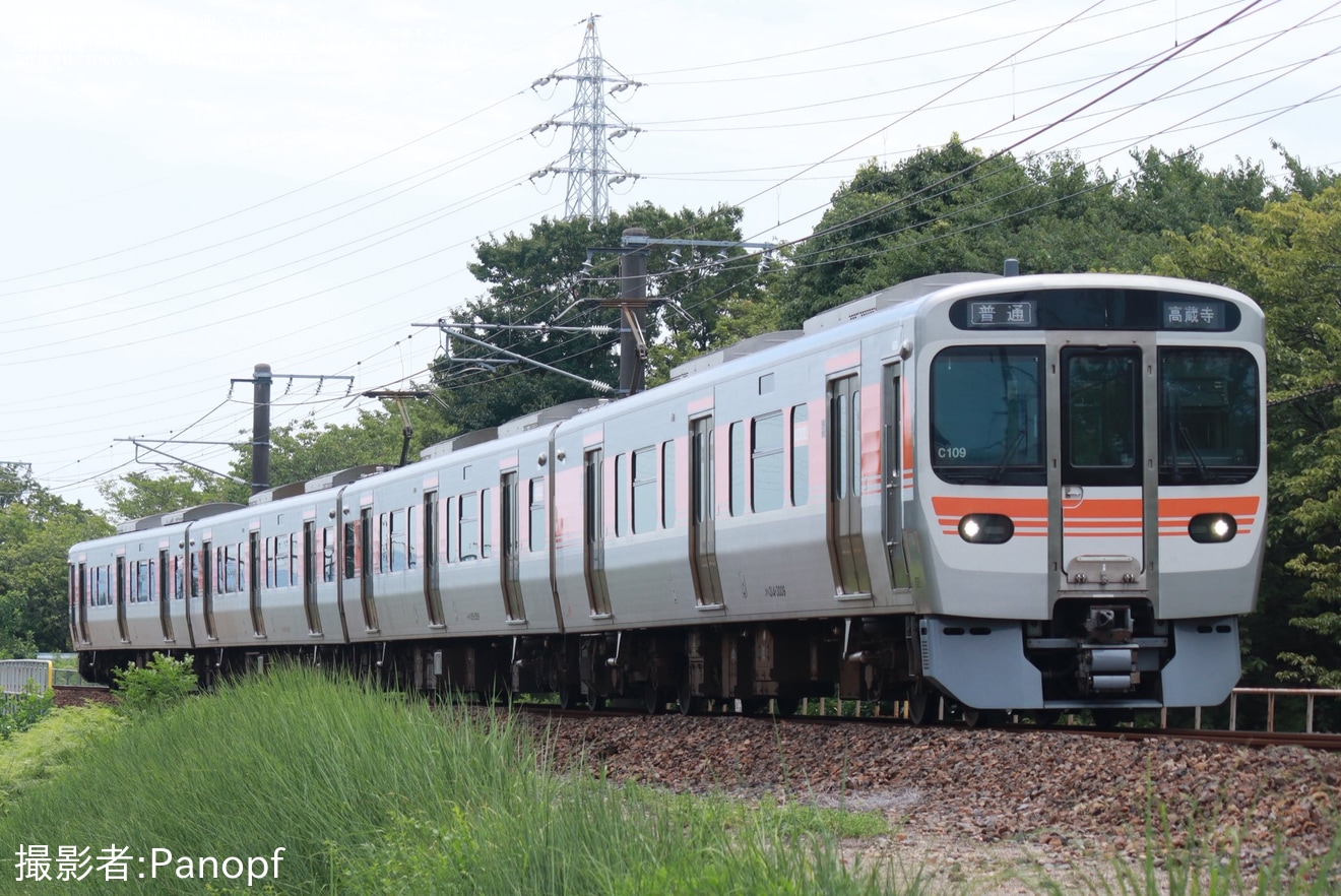 【JR海】315系C109編成がおいでんまつりに伴い愛知環状鉄道線で運転の拡大写真