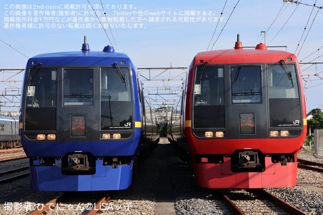【JR東】「日光・きぬがわ号相互直通20周年記念祭(253系早朝撮影会)」開催を東大宮操車場で撮影した写真