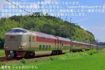 【JR西】大雨で名古屋打ち切りとなった「サンライズ瀬戸・出雲」が回送