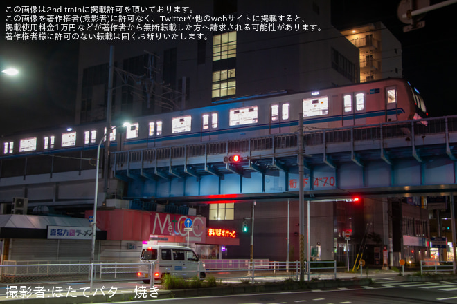 【メトロ】東京メトロ東西線05N系初のB修繕施工編成である05-126Fが夜間試運転を実施(7月26日終車後)を不明で撮影した写真