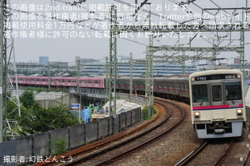 【京王】7000系7801F+7703F高幡不動へ回送