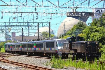 【JR九】783系CM35編成が小倉総合車両センターへ配給輸送