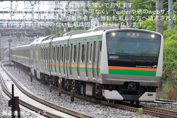 【JR東】E233系コツE-11編成+E231系ヤマU60編成 TASC調整試運転