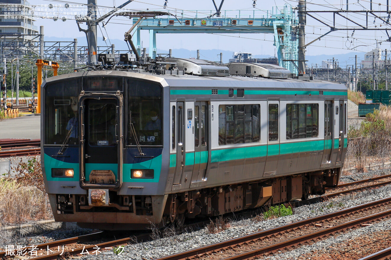 【JR西】125系F5編成 吹田総合車両所入場回送の拡大写真