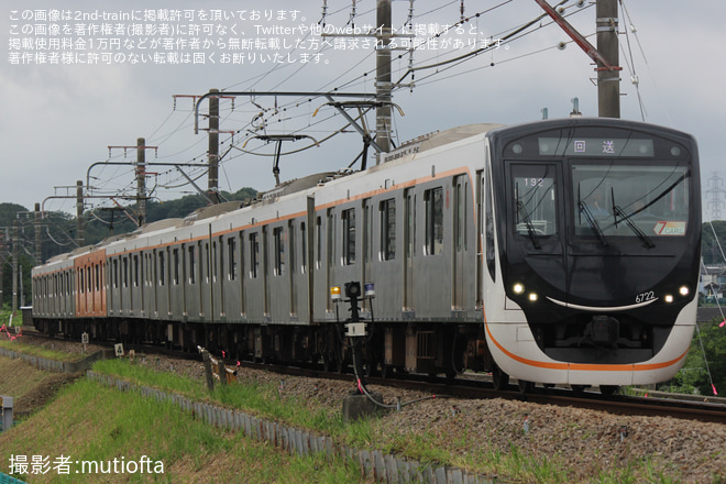 【東急】6020系6122F長津田車両工場入場回送を長津田～恩田間で撮影した写真