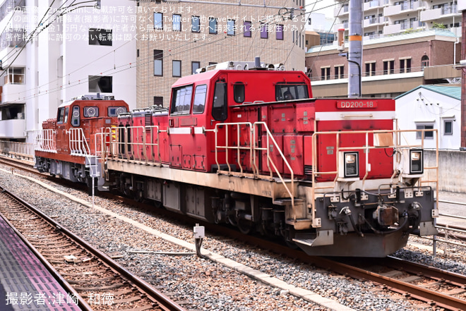 【JR北】DD200-501が川崎車両を出場し甲種輸送を不明で撮影した写真