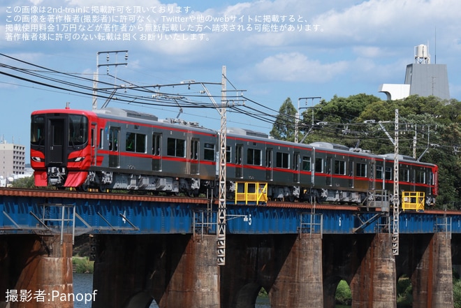 【名鉄】9500系9529F新車性能確認試運転を不明で撮影した写真