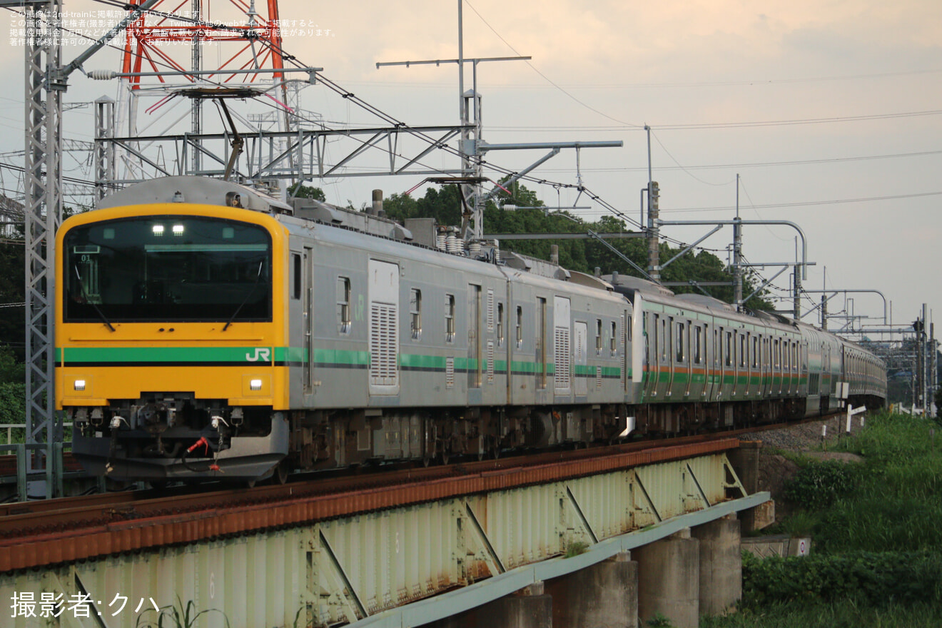 【JR東】E233系3000番台U629編成が秋田総合車両ベースに向けて配給輸送の拡大写真