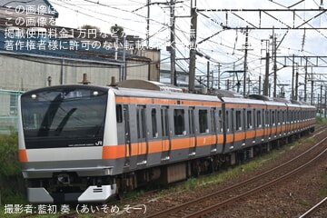 【JR東】E233系青661編成が秋田総合車両ベースで構内試運転