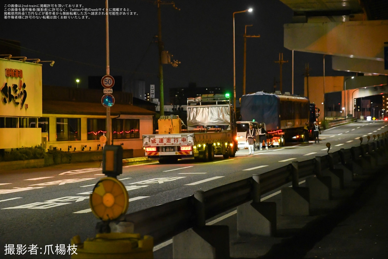 【近鉄】6020系C25が廃車搬出陸送の拡大写真