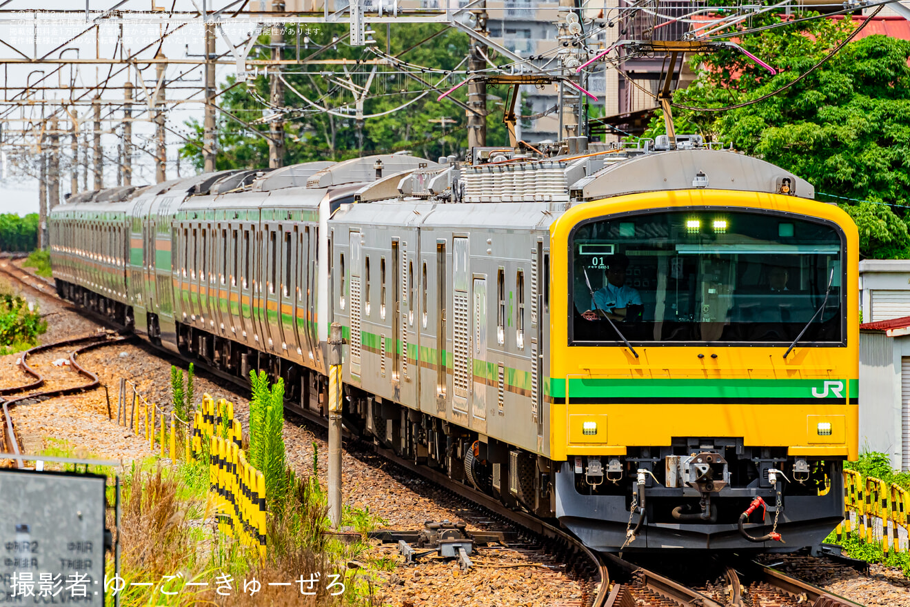 【JR東】E233系3000番台U629編成が秋田総合車両ベースに向けて配給輸送の拡大写真