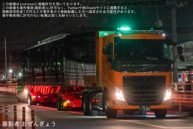 【相鉄】13000系13100号車 GREEN×EXPO 2027での実車展示に向けて陸送（4枚目）