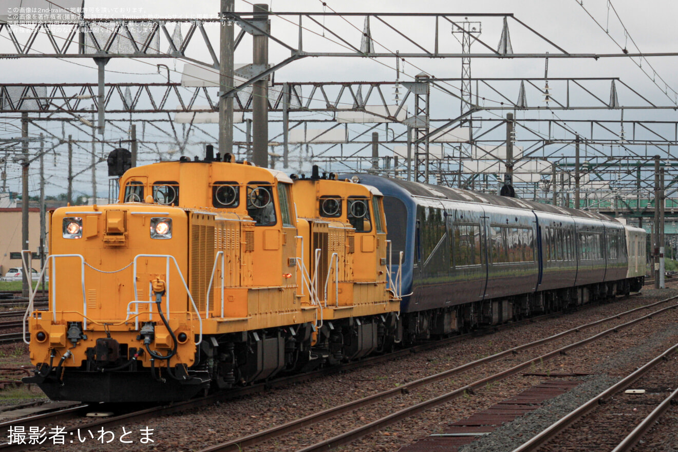 【JR北】「THE ROYAL EXPRESS」が旭川→札幌間で試運転の拡大写真