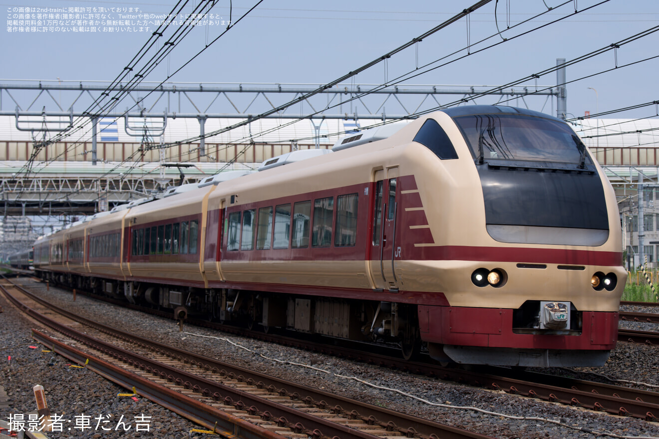 【JR東】E653系K70編成を使用した長岡まつり大花火大会向け団体臨時列車が運転の拡大写真