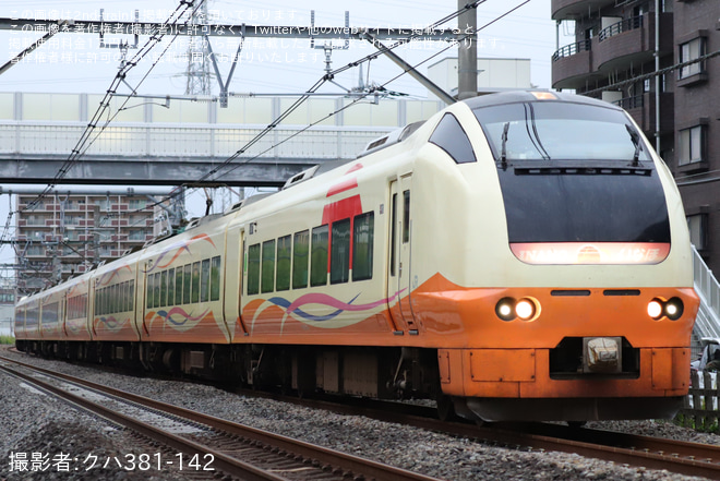 【JR東】E653系U104編成を使用した団体臨時列車「長岡まつり大花火大会号」乗車ツアーを催行（1枚目）