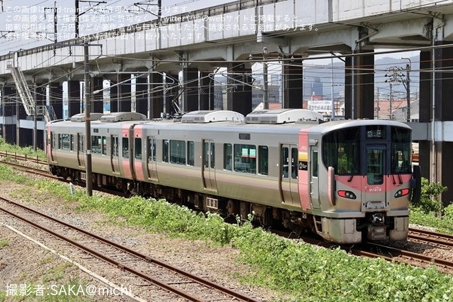 【JR西】227系R3編成が下関総合車両所本所へ入場回送を不明で撮影した写真
