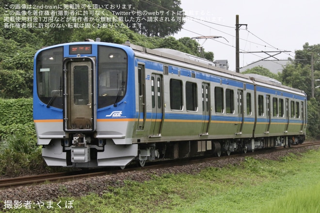 【SAT】SAT721系SA102編成が郡山総合車両ベース出場試運転を不明で撮影した写真