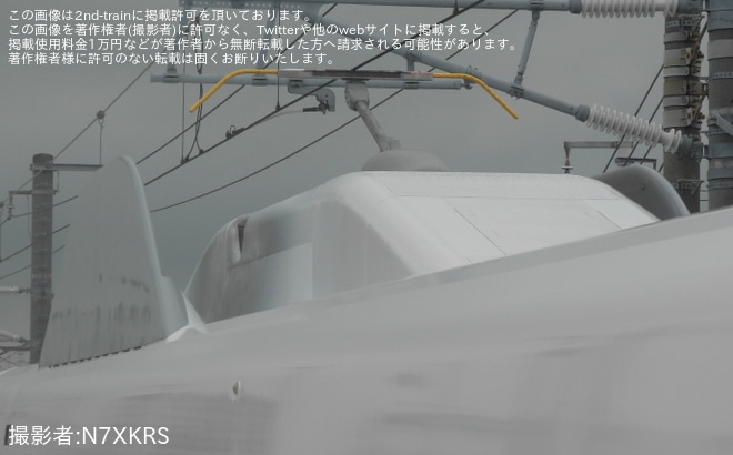 【JR海】N700A G49編成浜松工場出場試運転を不明で撮影した写真