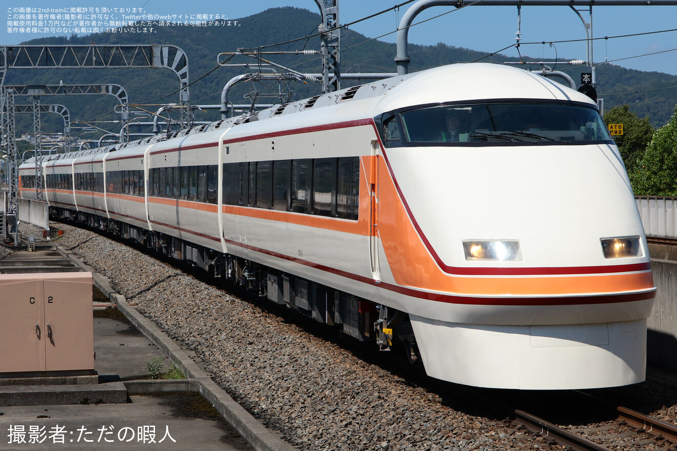 【東武】100系107Fが南栗橋工場出場試運転の拡大写真