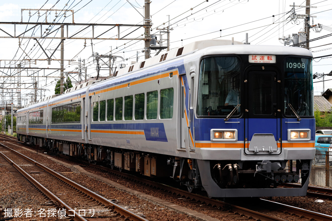 【南海】10000系10008F 千代田工場出場試運転の拡大写真