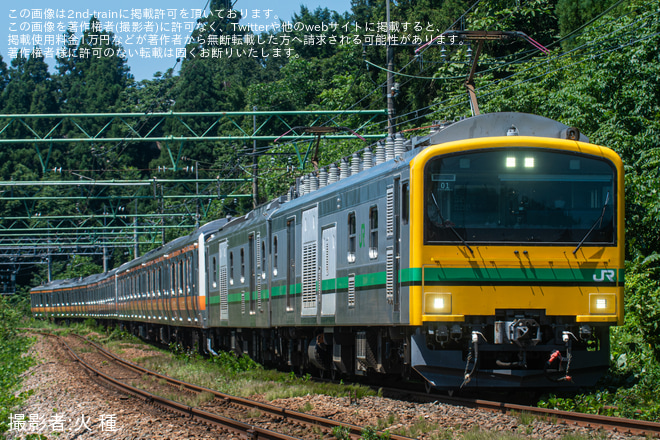 を小千谷～越後川口間で撮影した写真