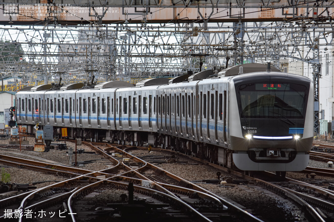 【小田急】5000形5058×10(5058F) 車輪交換試運転の拡大写真